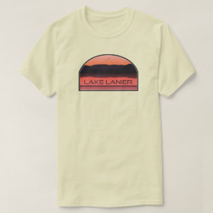 Lake Lanier Georgia Red Sunrise T-Shirt
