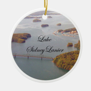Lake Lanier, Lake Lanier Georgia, Lake Lanier Ceramic Tree Decoration