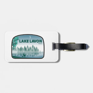 Lake Lavon Texas Deer Luggage Tag
