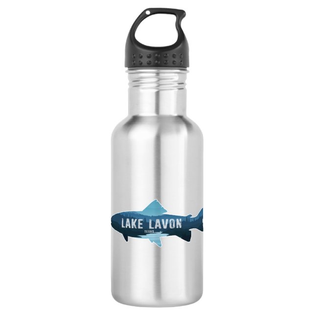 Lake Lavon Texas Fish 532 Ml Water Bottle (Front)