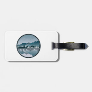 Lake Lavon Texas Reflection Luggage Tag