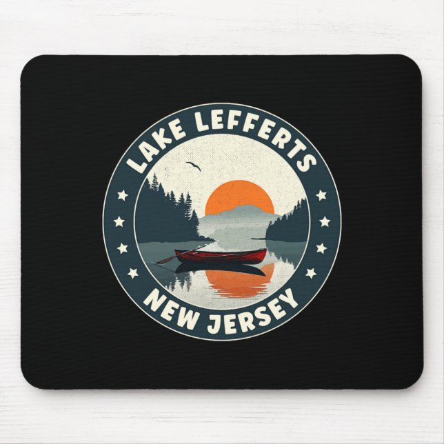 Lake Lefferts New Jersey Sunset T Shirt  Mouse Mat (Front)