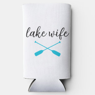 lake life and lake wife bachelorette party can coo seltzer can cooler