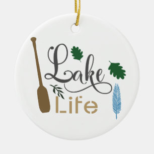 Lake Life Ceramic Tree Decoration