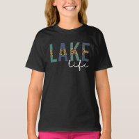 Lake Life Cheetah Print Typography
