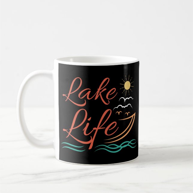 Lake Life Coffee Mug (Left)