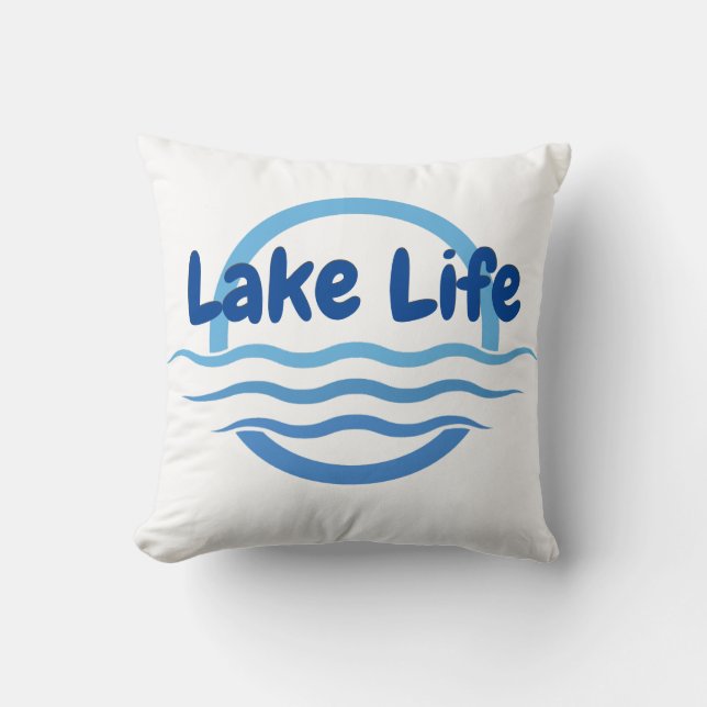 Lake Life Cushion (Front)