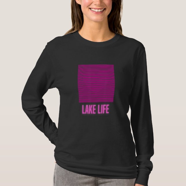 Lake Life Fun Time Vacation Summer 3 T-Shirt (Front)
