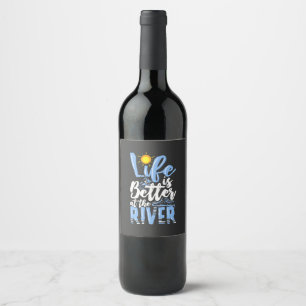 Lake - Life Is Better On The Lake Wine Label