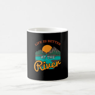 Lake - Life Is Better On The River Coffee Mug