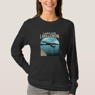 Lake Life Lake Lemon Swimming Indiana Swimmer Swim T-Shirt
