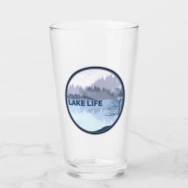 Lake Life Reflection Glass (Front)