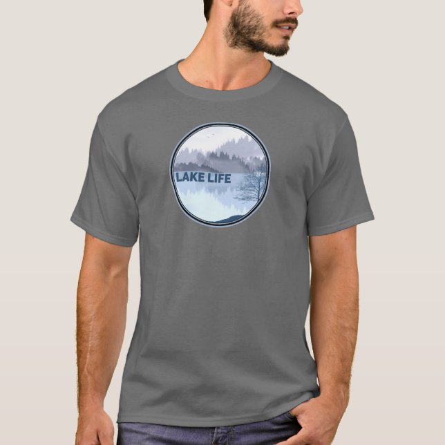 Lake Life Reflection T-Shirt (Front)