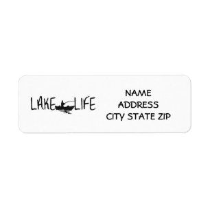 **LAKE LIFE** RETURN ADDRESS LABEL FOR FISHERMAN