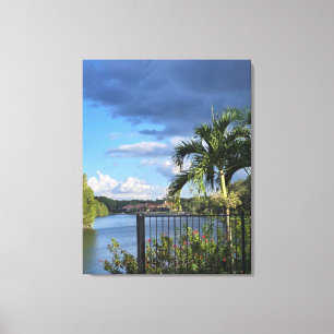 Lake Life Stretched Canvas Print