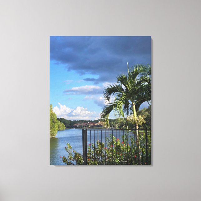 Lake Life Stretched Canvas Print (Front)