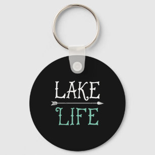 Lake Life T Shirt Fishing Boating Sailing Funny Ou Key Ring