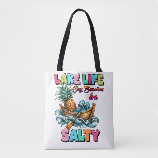 Lake Life Tote Bag (Front)
