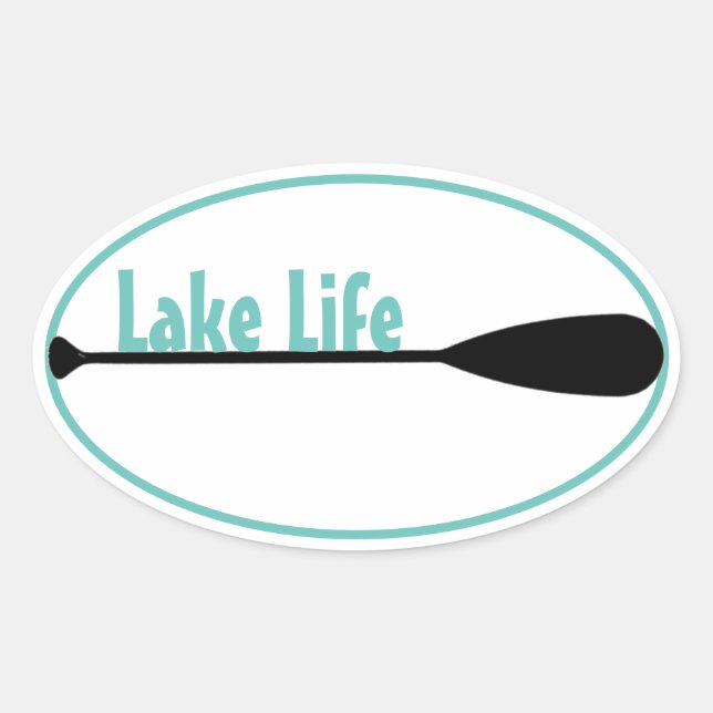 Lake Life vinyl sticker (Front)