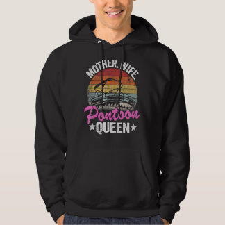 Lake Life Women Mum Mother Wife Pontoon Queen 2 Hoodie
