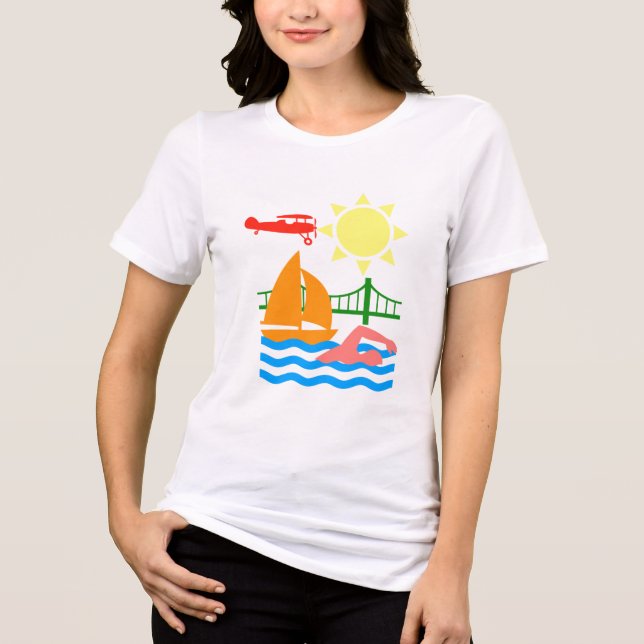 Lake Lifestyle Tri-Blend Shirt (Front)