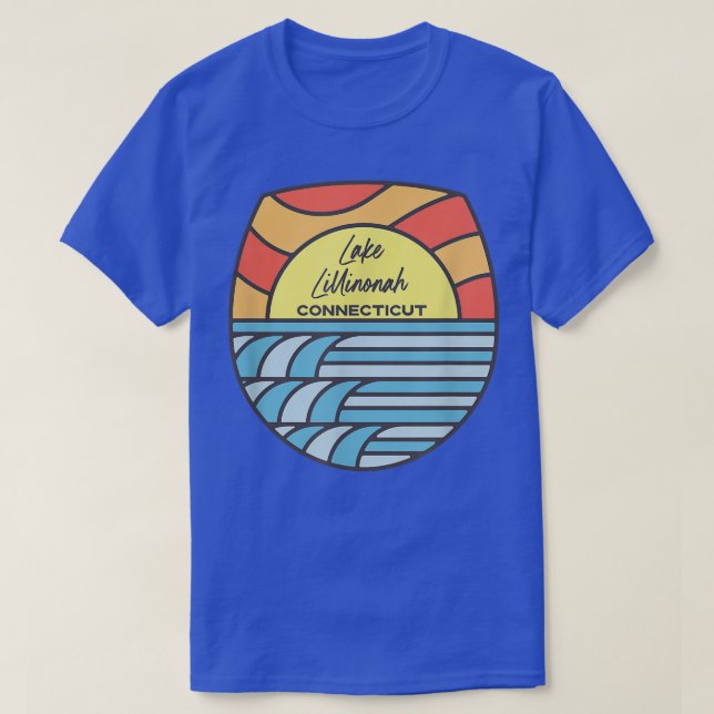 Lake Lillinonah Connecticut CT Sunset Vacation Sou T-Shirt (Design Front)