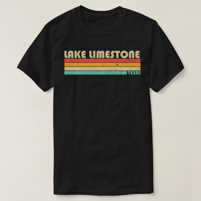 LAKE LIMESTONE TEXAS Funny Fishing Camping Summer  T-Shirt (Design Front)
