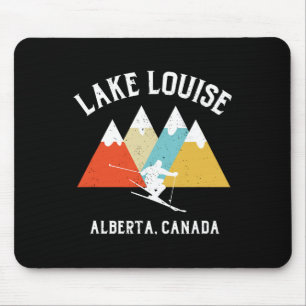 Lake Louise Alberta Canada Ski Vacation Souvenir Mouse Mat