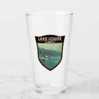 Lake Louise Alberta Canada Travel Art Vintage