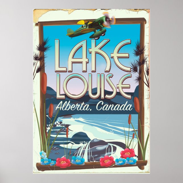 Lake Louise, Alberta Canada travel poster (Front)