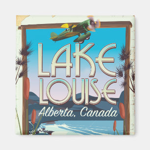 Lake Louise, Alberta Canada travel poster Magnet