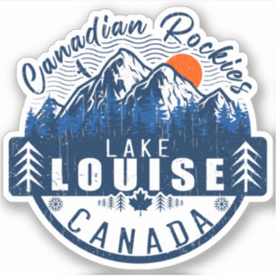 Lake Louise Alberta Canada Travel Ski Souvenirs