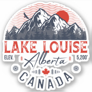 Lake Louise Alberta Canada Travel Ski Souvenirs