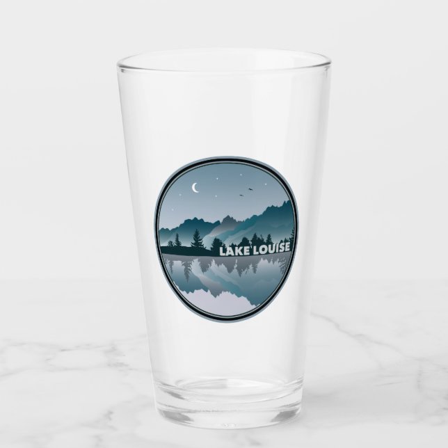 Lake Louise Alberta Reflection Glass (Front)