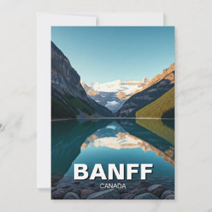 Lake Louise at Banff National Park Canada Holiday Card
