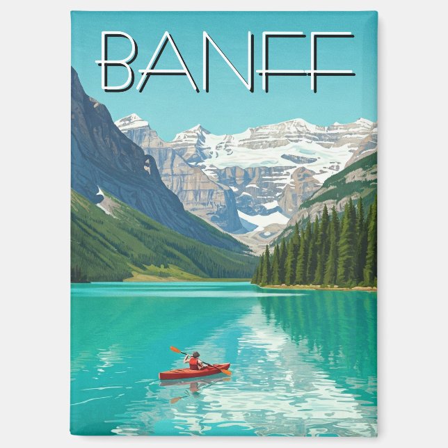 Lake Louise at Banff National Park Canada Magnet (Front)