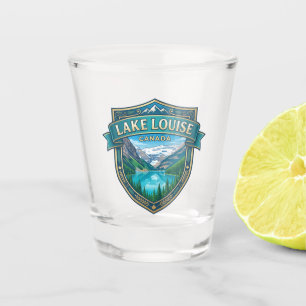 Lake Louise at Banff National Park Canada Shot Glass