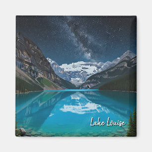Lake Louise at Banff National Park Night Magnet