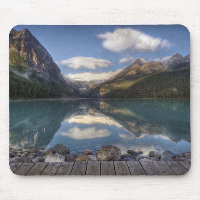 Lake Louise at sunrise, Banff National Park, Mouse Mat (Front)