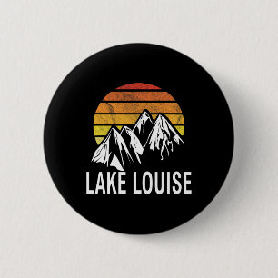 Lake Louise Banff Alberta Canada Ski Resort Snowbo 6 Cm Round Badge