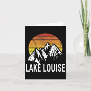 Lake Louise Banff Alberta Canada Ski Resort Snowbo Card