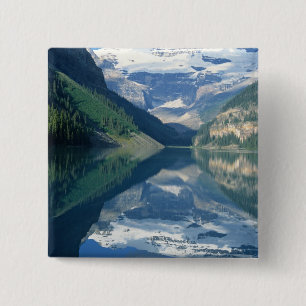 Lake Louise, Banff National Park, Alberta, 15 Cm Square Badge