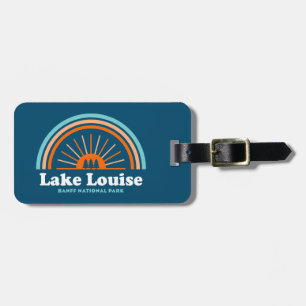 Lake Louise Banff National Park Rainbow Luggage Tag