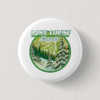 Lake Louise Canada logo 3 Cm Round Badge