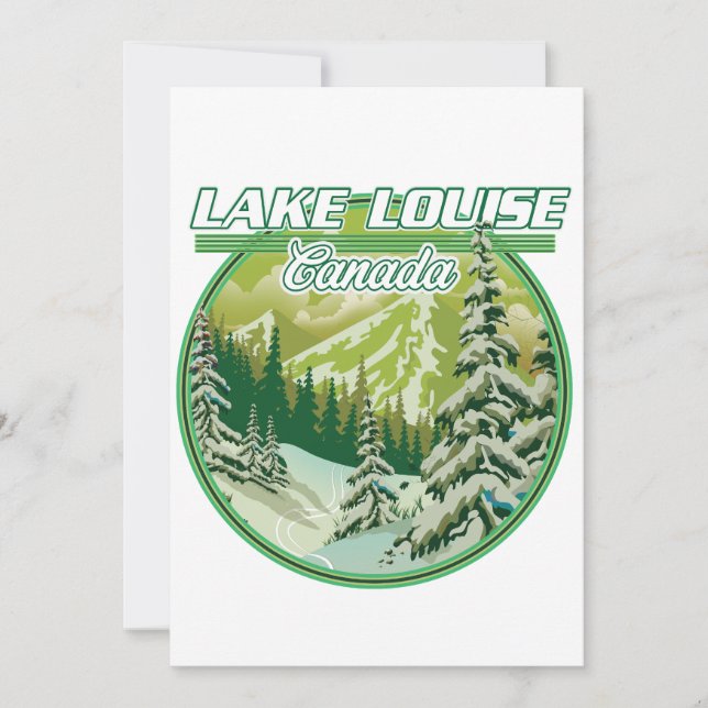 Lake Louise Canada logo Invitation (Front)