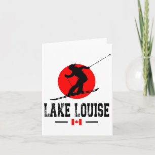 Lake Louise Canada Ski Resort Rocky Mountains Skii Card