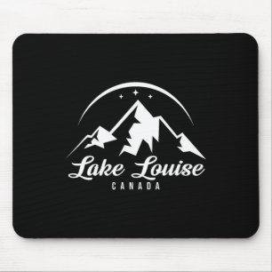 Lake Louise Canada Ski Resort Skiing Snowboarding Mouse Mat