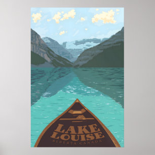 Lake Louise Canada Travel Poster