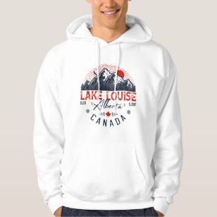 Lake Louise - Canada - Vintage Retro Sunset Hoodie