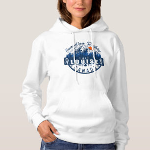 Lake Louise - Canada - Vintage Retro Sunset Hoodie